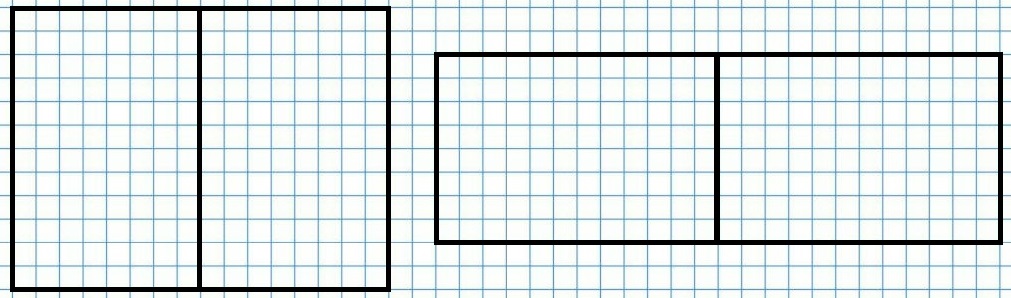 2 одинаковых прямоугольника площадью 18 сантиметров. Из двух одинаковых прямоугольников. 9 Прямоугольников. Прямоугольник 1 класс. Из 2 одинаковых прямоугольников со сторонами.