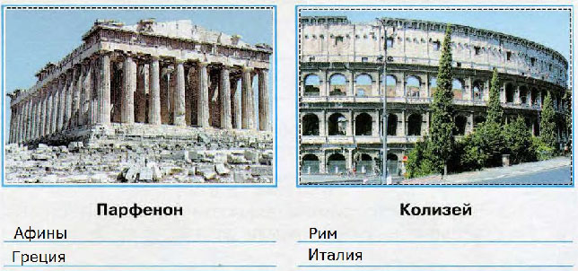 Парфенон, Колизей